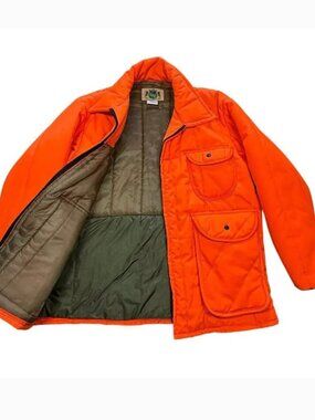 Vintage Ideal 1990s Orange Hunting Jacket XL